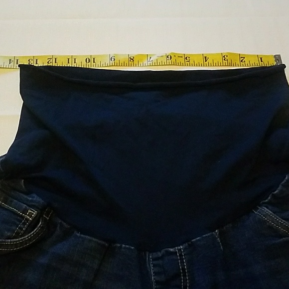 Indigo Blue Maternity Blue Stretch Elastic X-Large - Picture 4 of 8